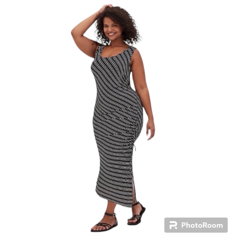NWT TORRID Super Soft Knits Striped Dress